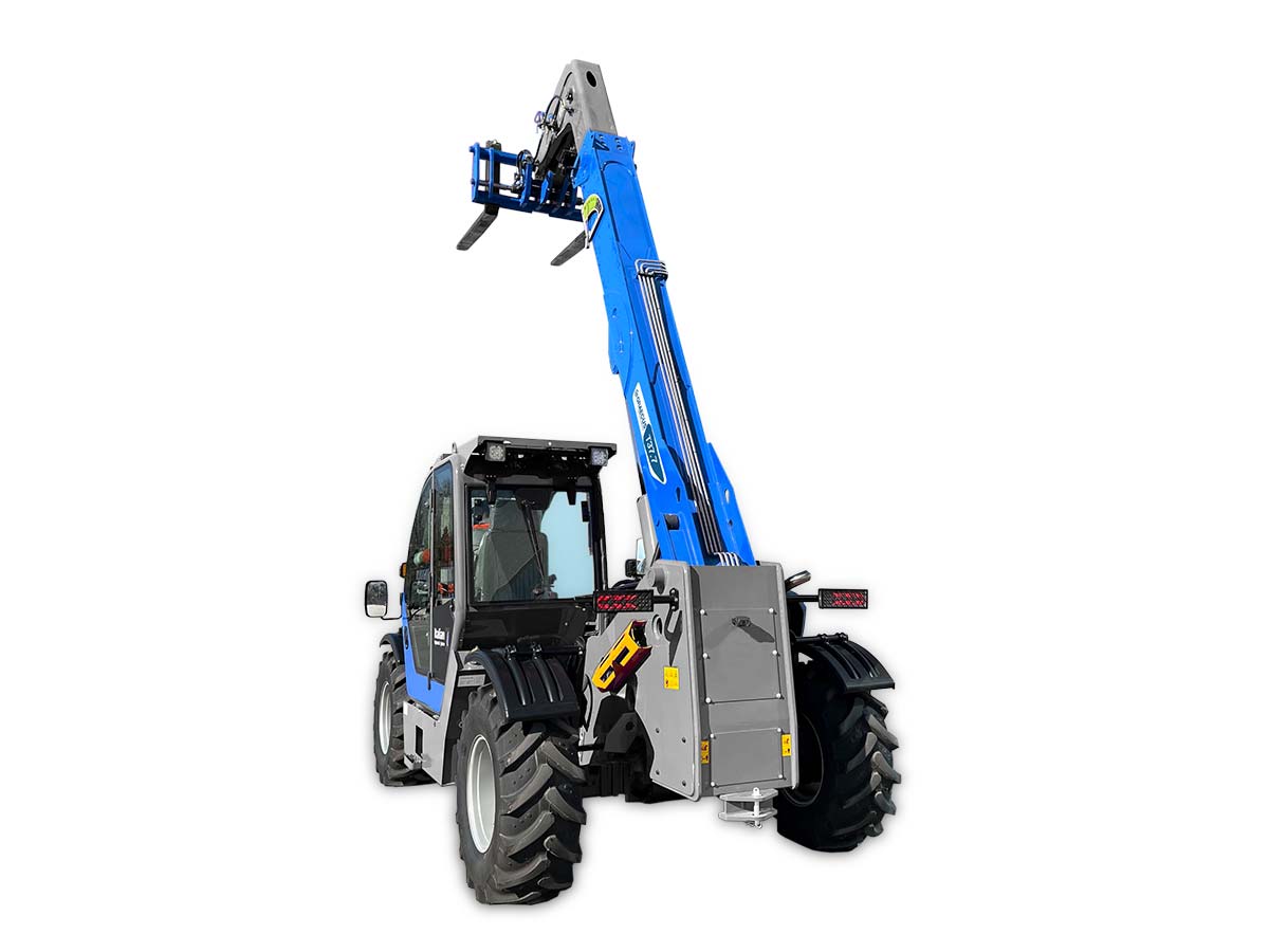 T37.7 | Graecus | Τηλεσκοπικό ανυψωτικό περονοφόρο 4×4 4WD| Μέγιστη ανύψωση 7m| Ικανότητα φόρτωσης έως 3.7Τ| Καμπίνα A/C| Υδροστατικό σαζμάν με επιλογή διεύθυνσης τύπου κάβουρα